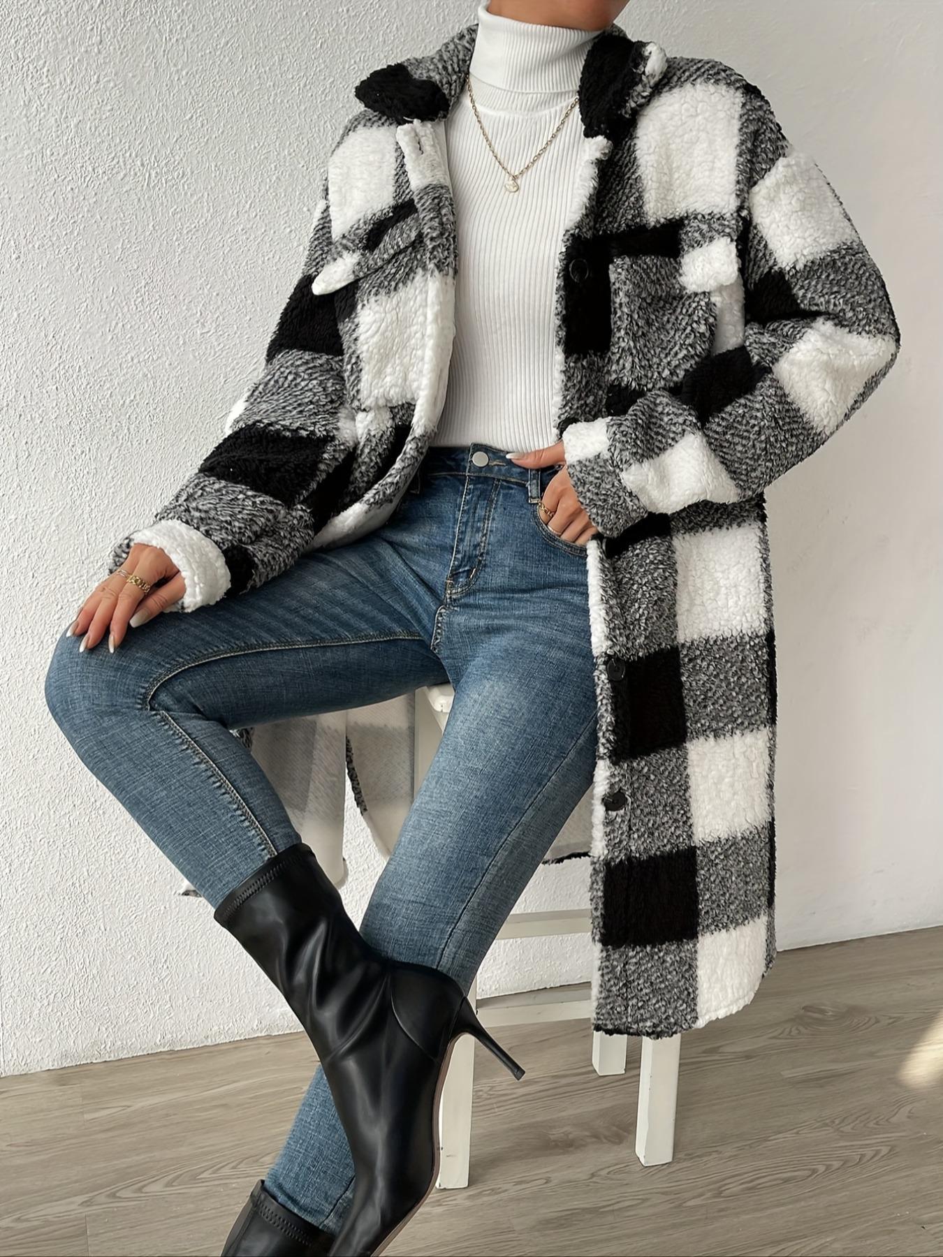 Megan™ | Élégant Cardigan Long en Peluche