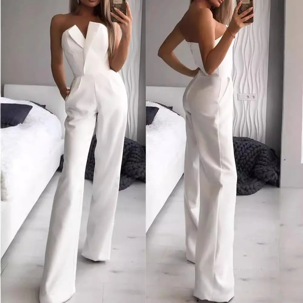 Romy | Jumpsuit Élégance Naturelle & Ajustée