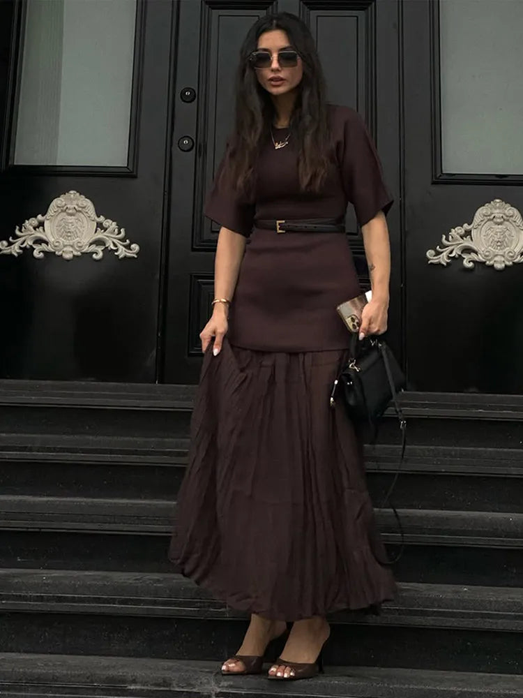 Margaux | Robe Longue Structurée Chic