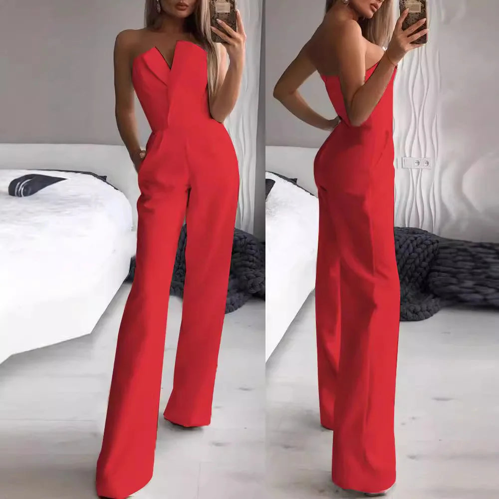 Romy | Jumpsuit Élégance Naturelle & Ajustée