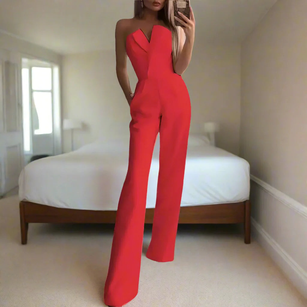 Romy | Jumpsuit Élégance Naturelle & Ajustée