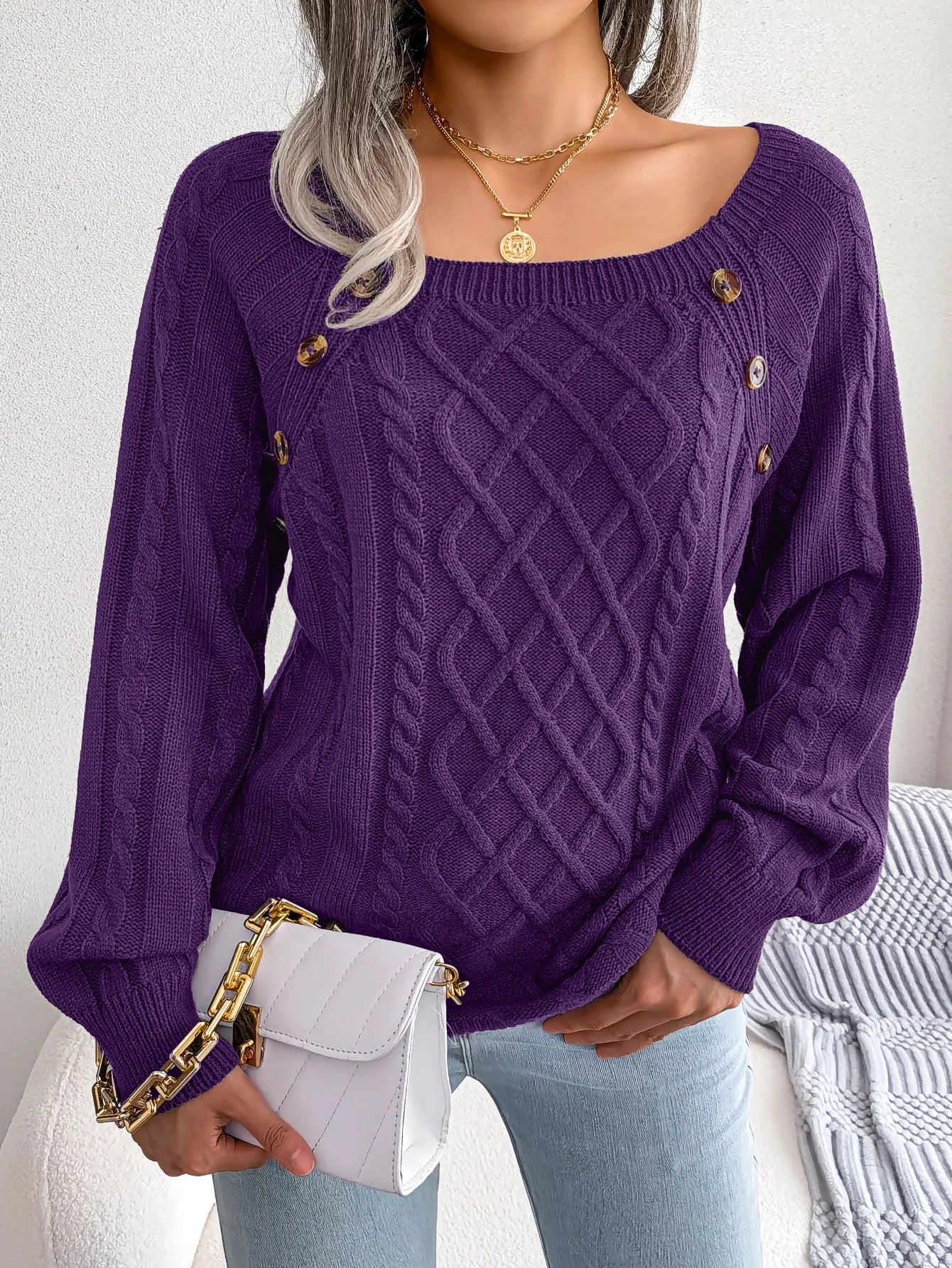 Clara™ | Pull Élégant en Maille