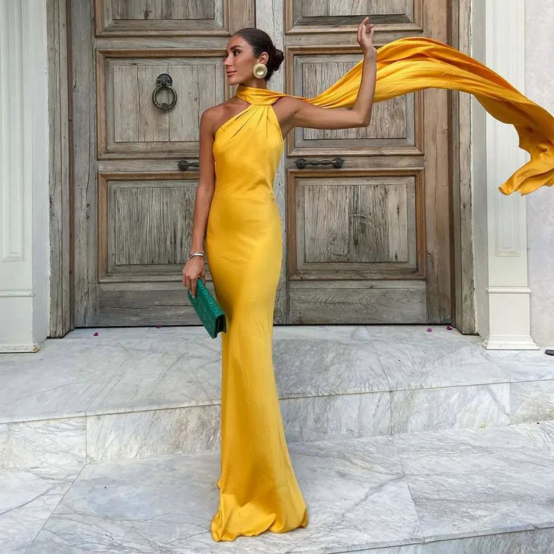 Solea | Robe Drapée & Charisme Solaire