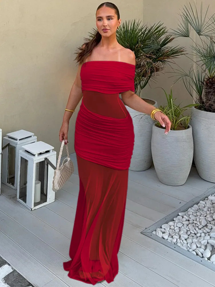 Soraya | Robe Drapée & Élégance Pure