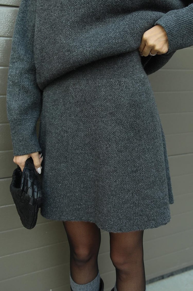 Elsie | Ensemble Tricoté (Top + Jupe)