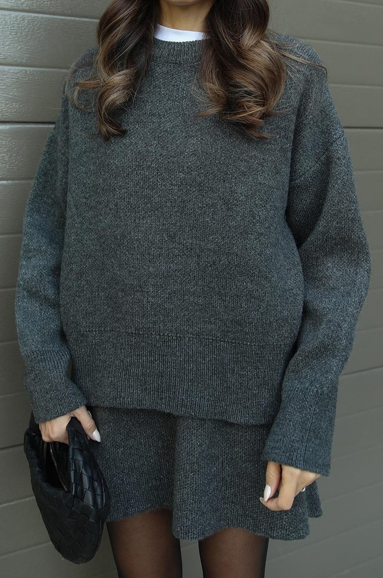 Elsie | Ensemble Tricoté (Top + Jupe)