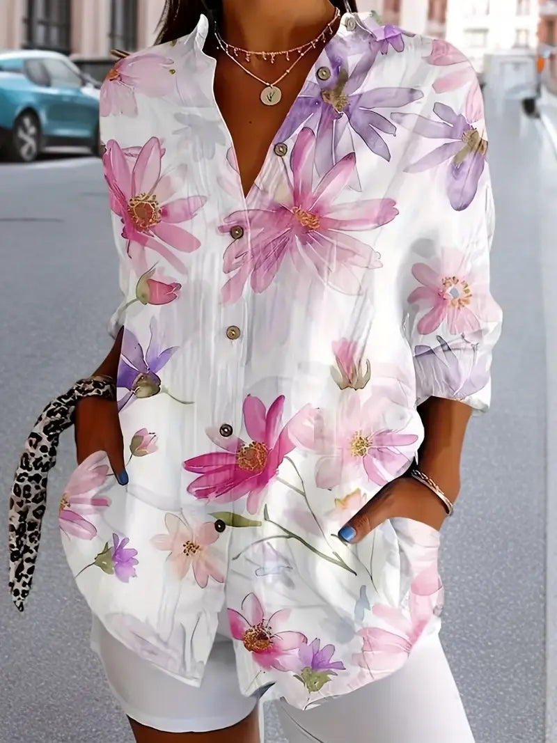 Jodi | Chemise Légère À Motif Fleuri