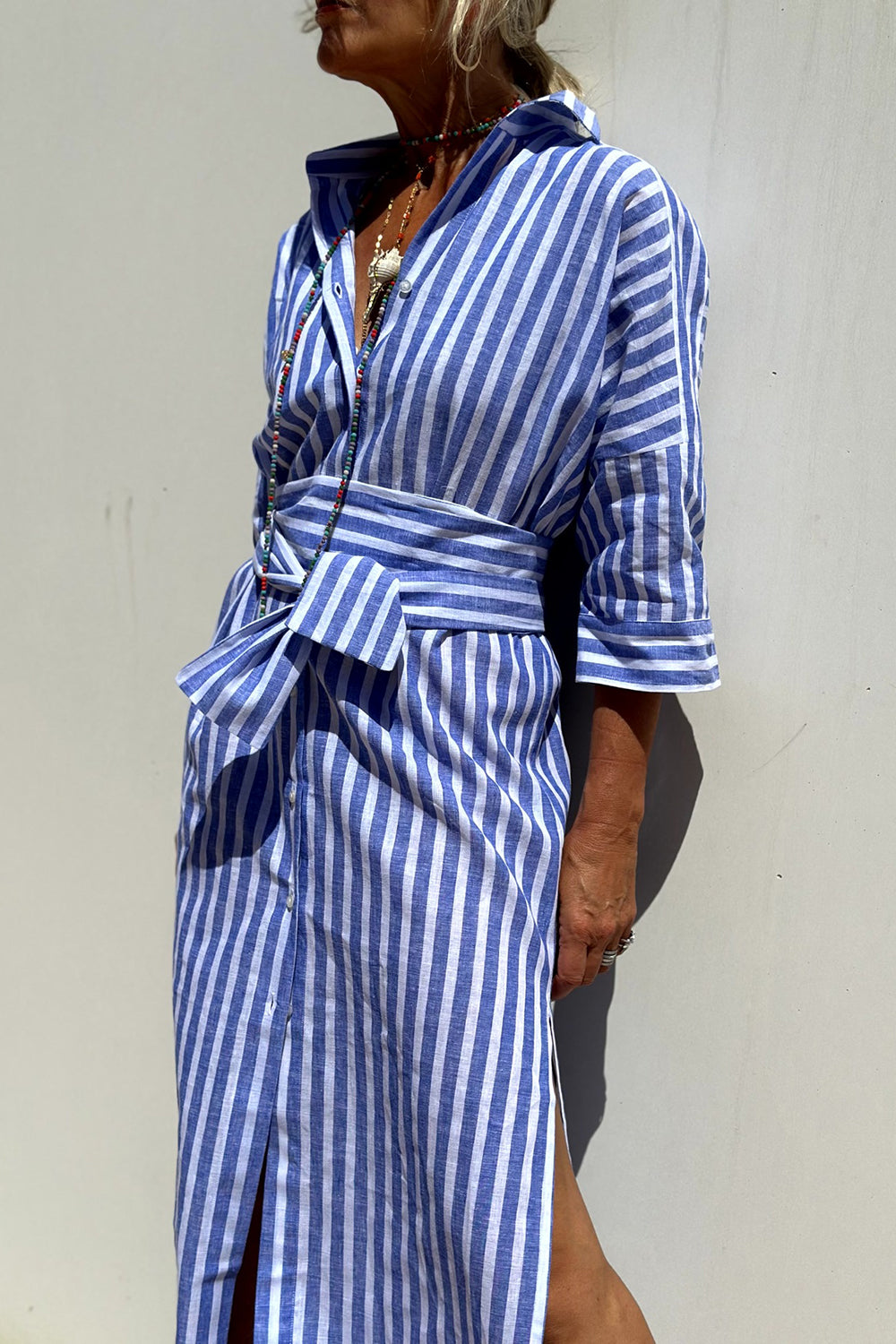 Mireille | Robe Chemise Légère & Esprit Vacances