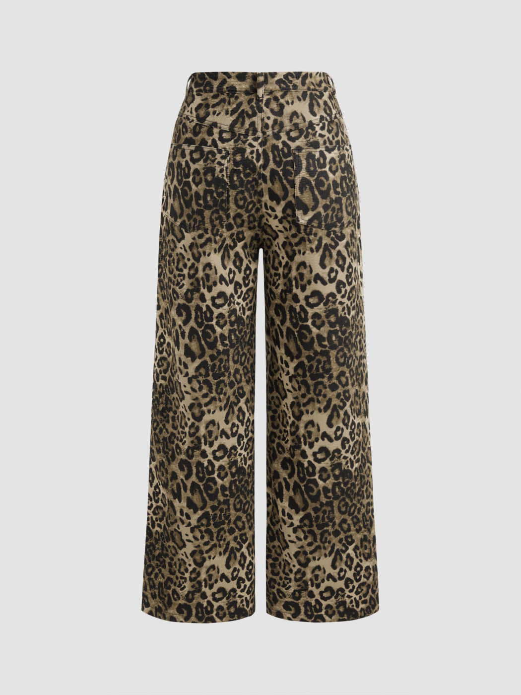 Soraya | Pantalon Large Léopard en Denim