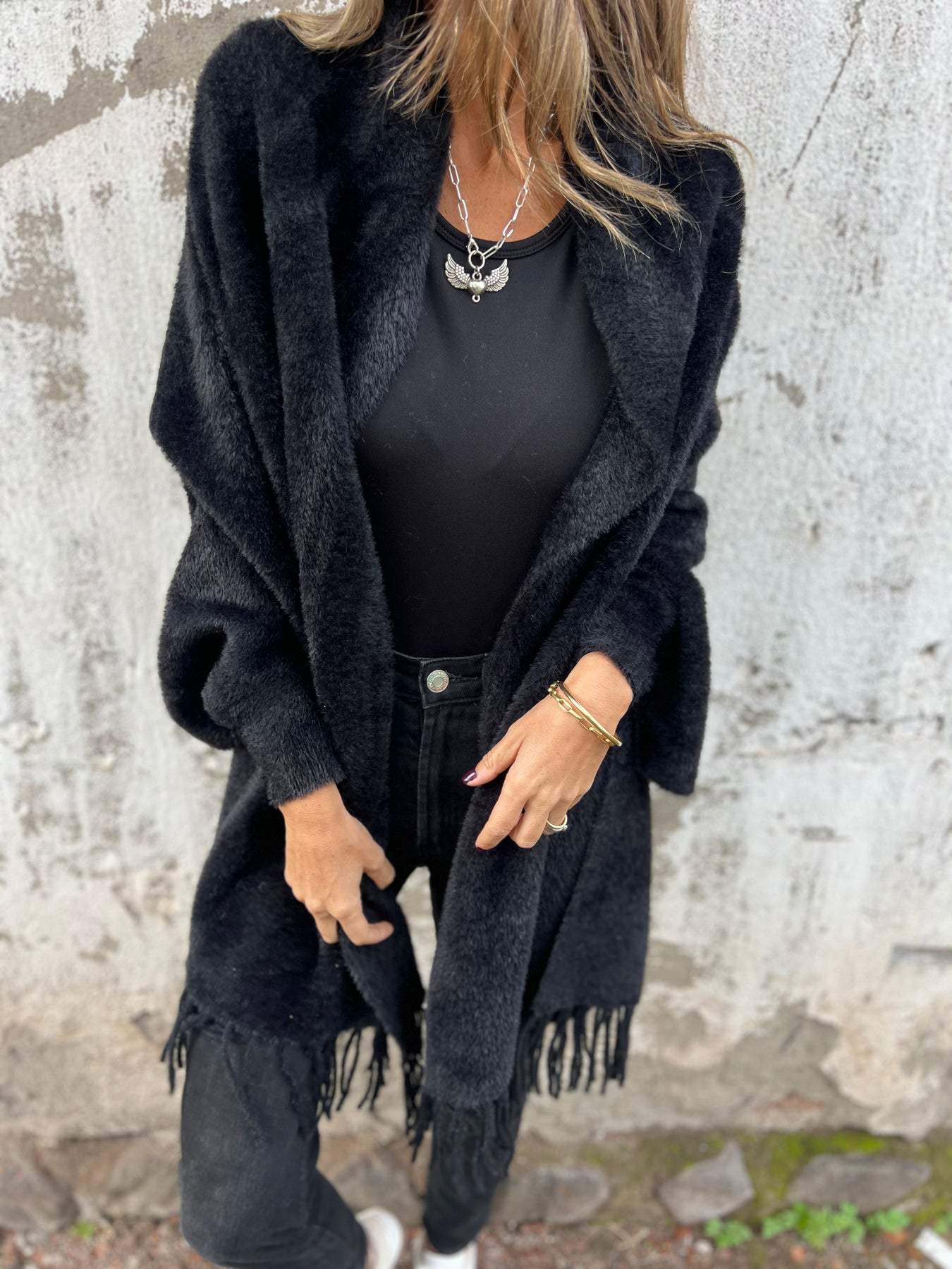 Alina™ | Pull cache-cœur à manches longues