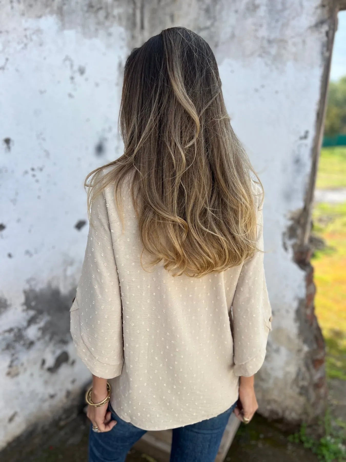 Ariane | Blouse Élégante à Pois