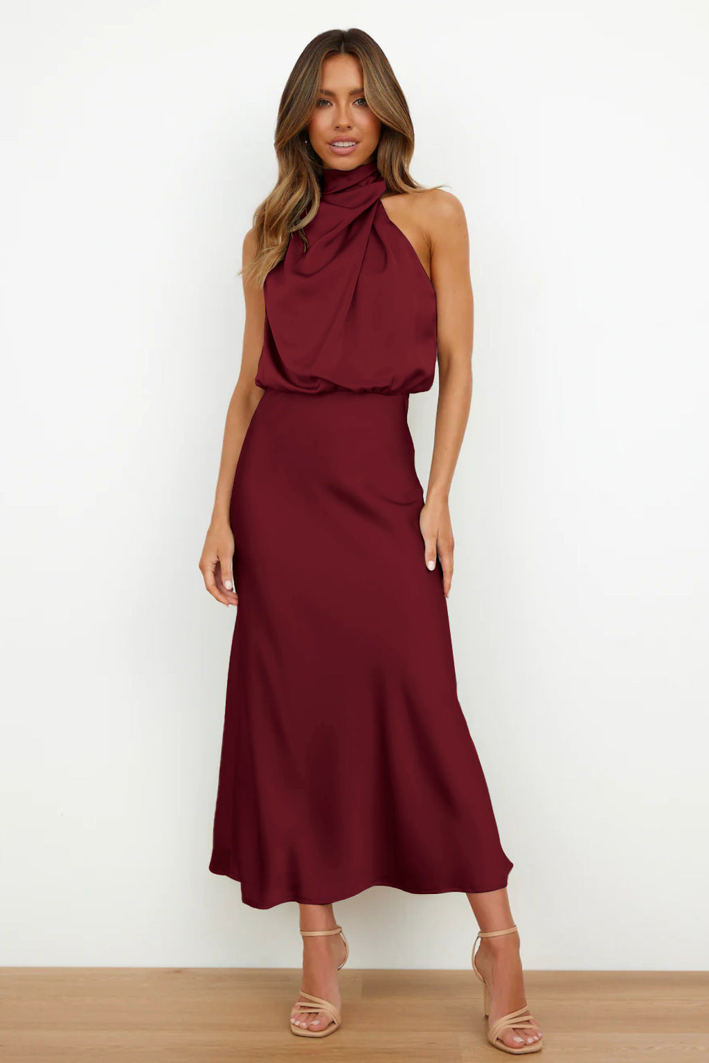 Romy | Robe Satinée & Élégance Assurée
