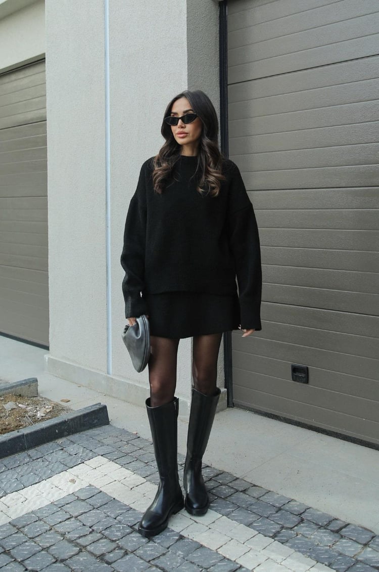 Elsie | Ensemble Tricoté (Top + Jupe)