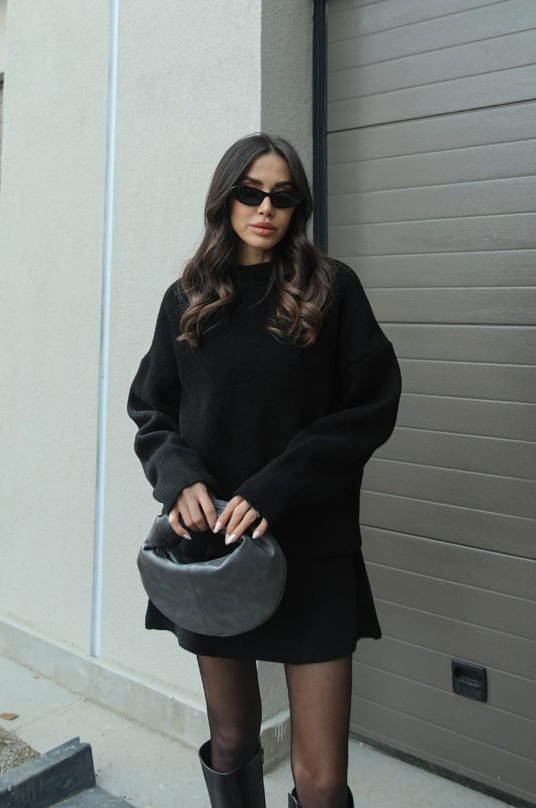 Elsie | Ensemble Tricoté (Top + Jupe)
