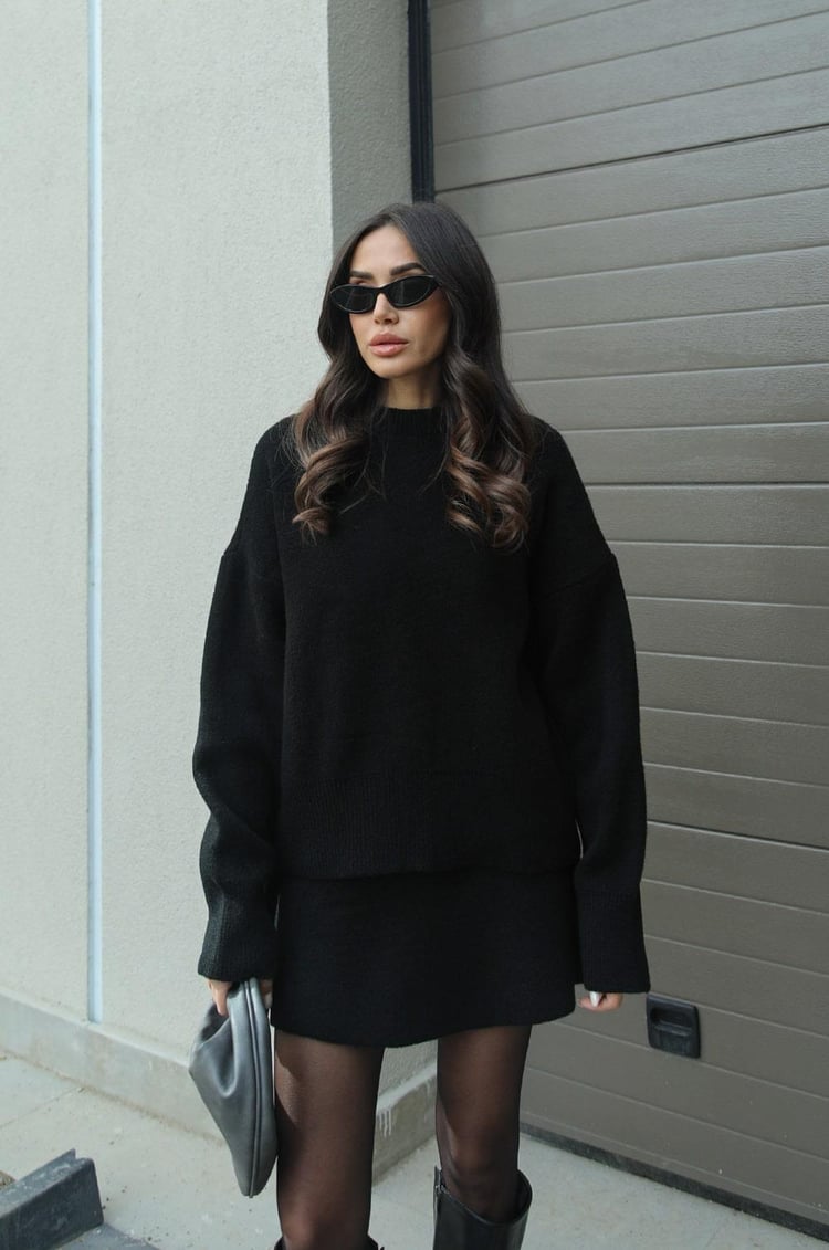 Elsie | Ensemble Tricoté (Top + Jupe)