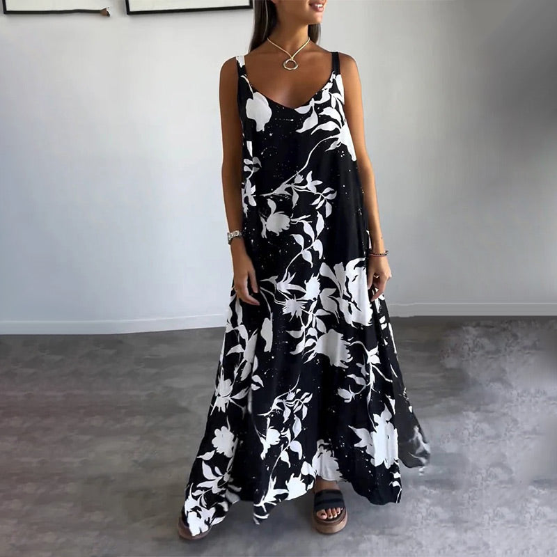 Lina | Robe Fleurie Dos Nu