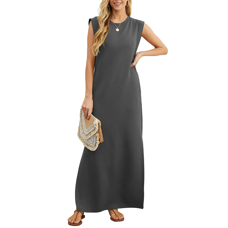 Emma | Robe Longue Fluide Anti-Froissement