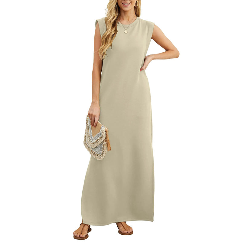 Emma | Robe Longue Fluide Anti-Froissement