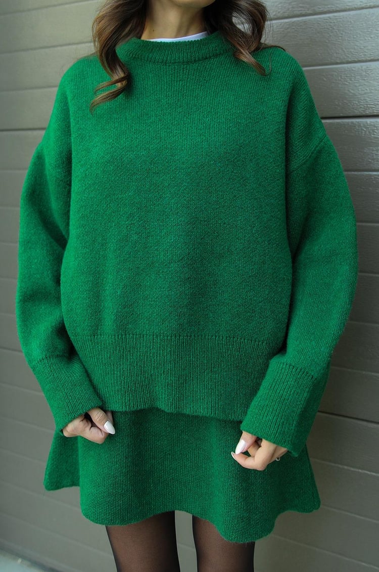 Elsie | Ensemble Tricoté (Top + Jupe)