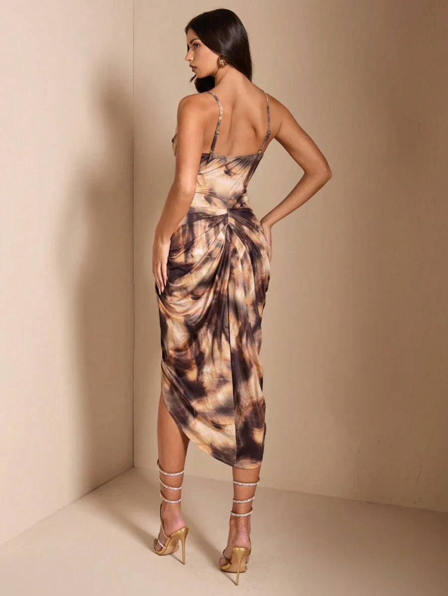 Lux | Robe Fendue & Effet Red Carpet