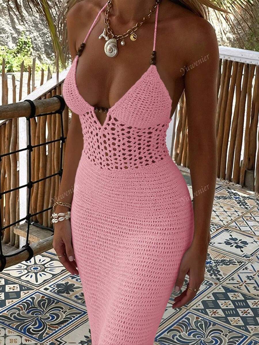 Noa | Robe Crochet Élancée d’Été