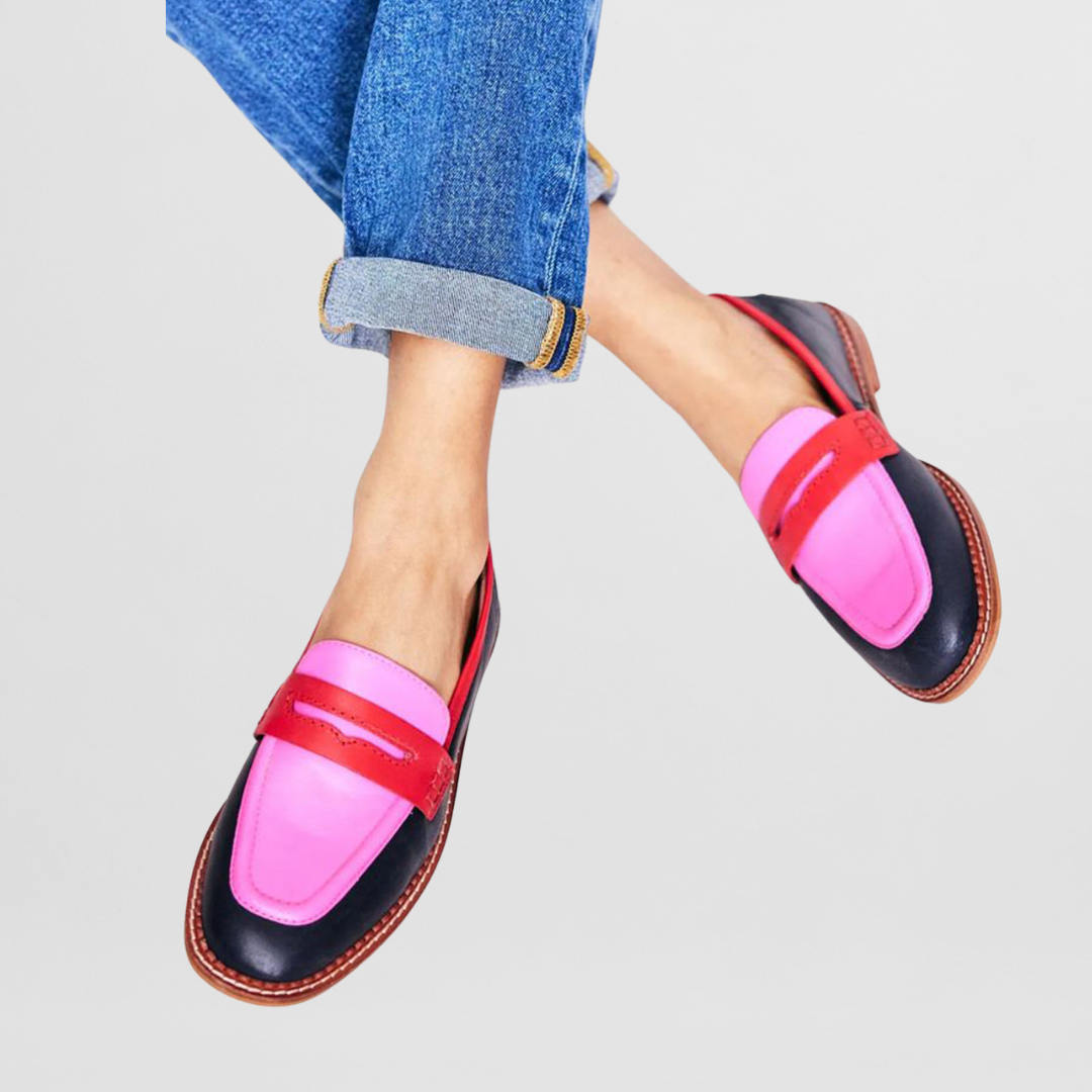Elianne | Mocassins à Imprimés Colorés