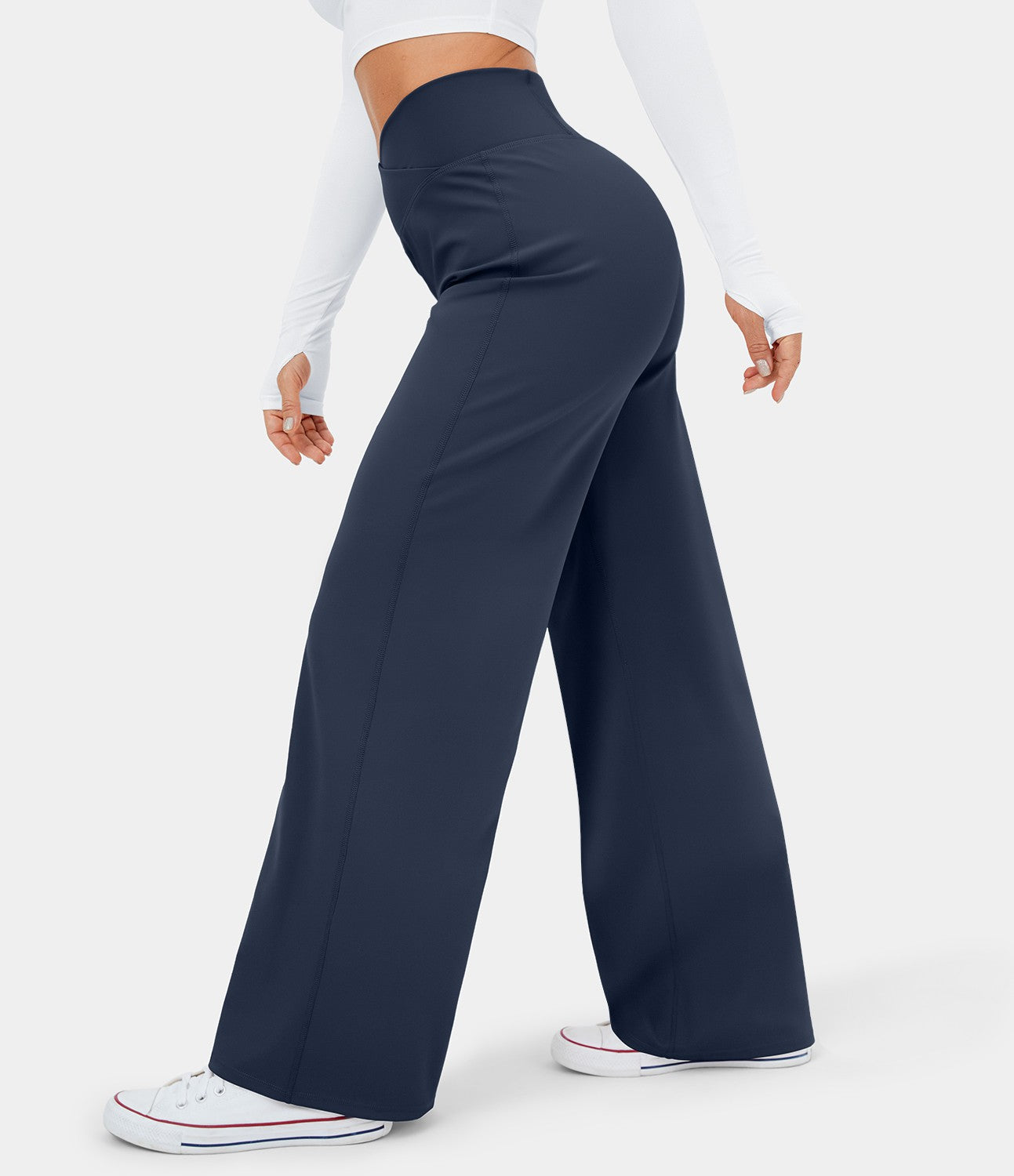 Emily | Legging Évasé Taille Haute
