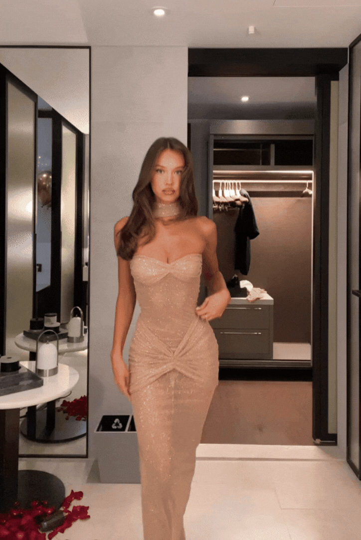 Candice | Robe Off-Shoulder Pailletée