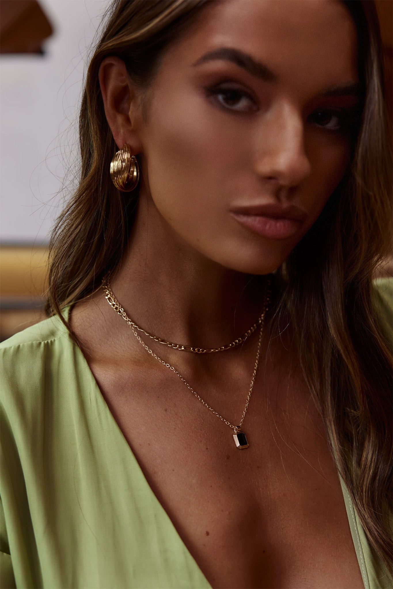 Boucles d'oreilles créoles Celia en or