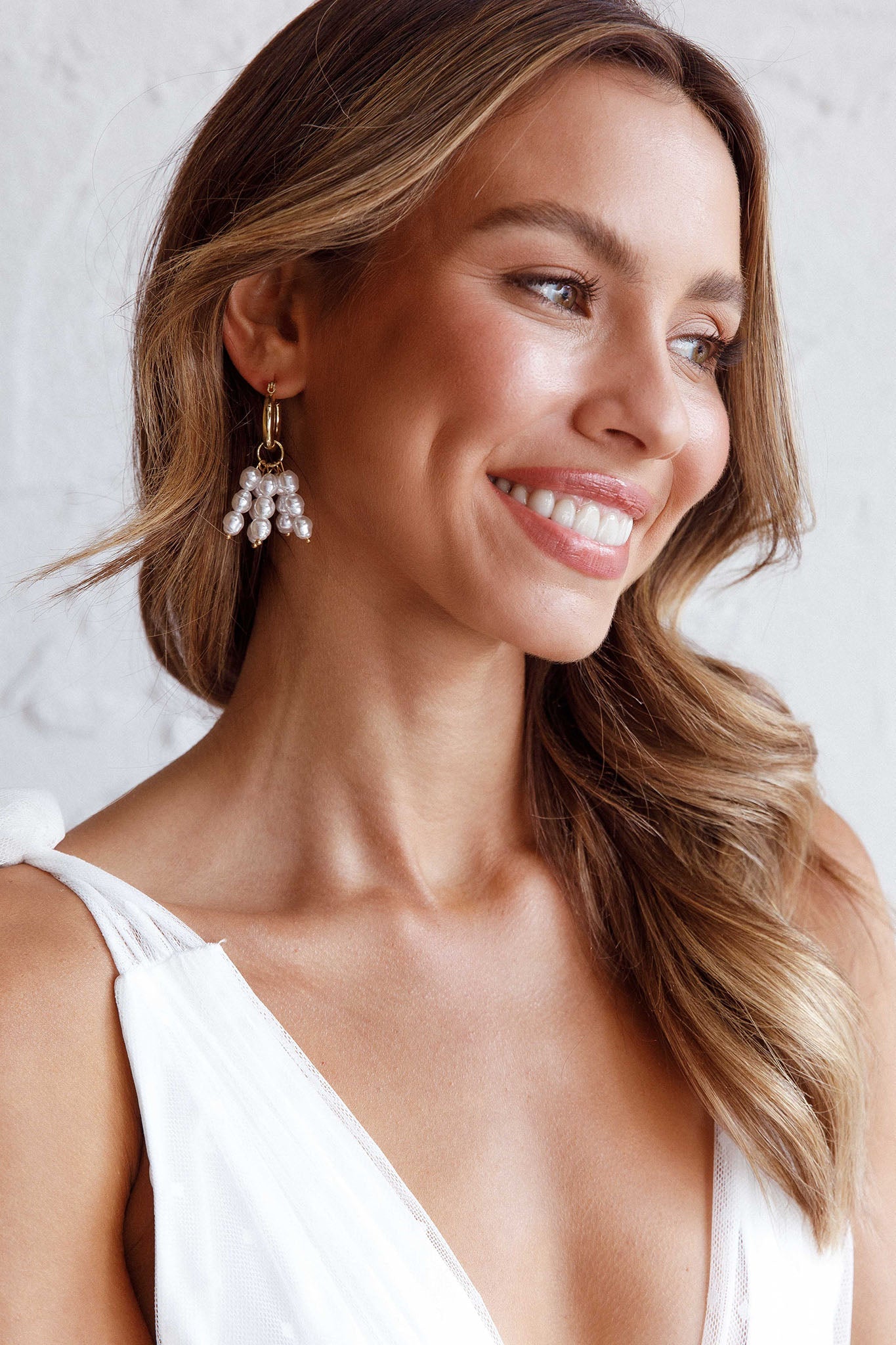 Boucles d'oreilles Forever Pearls Or