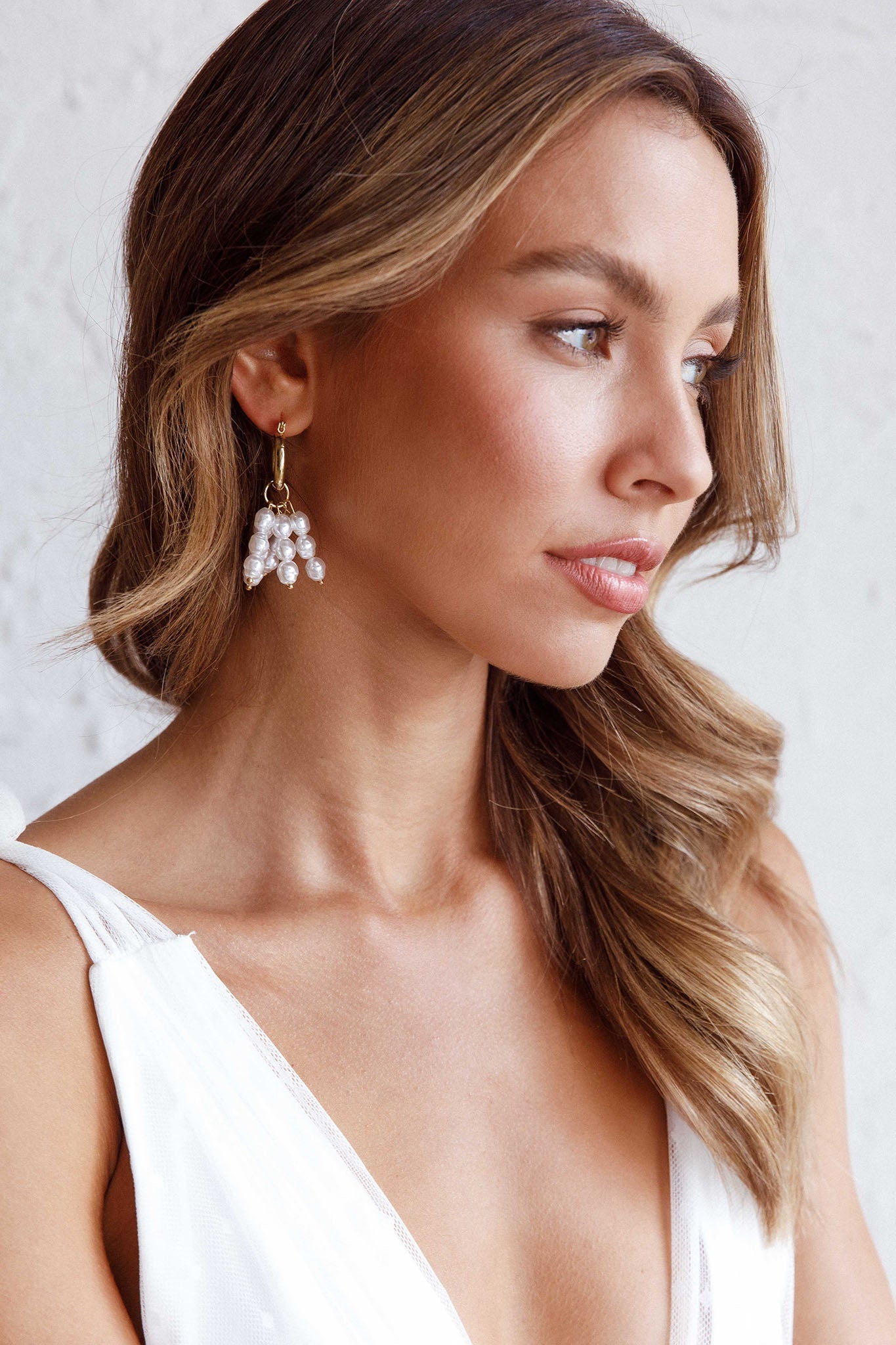 Boucles d'oreilles Forever Pearls Or