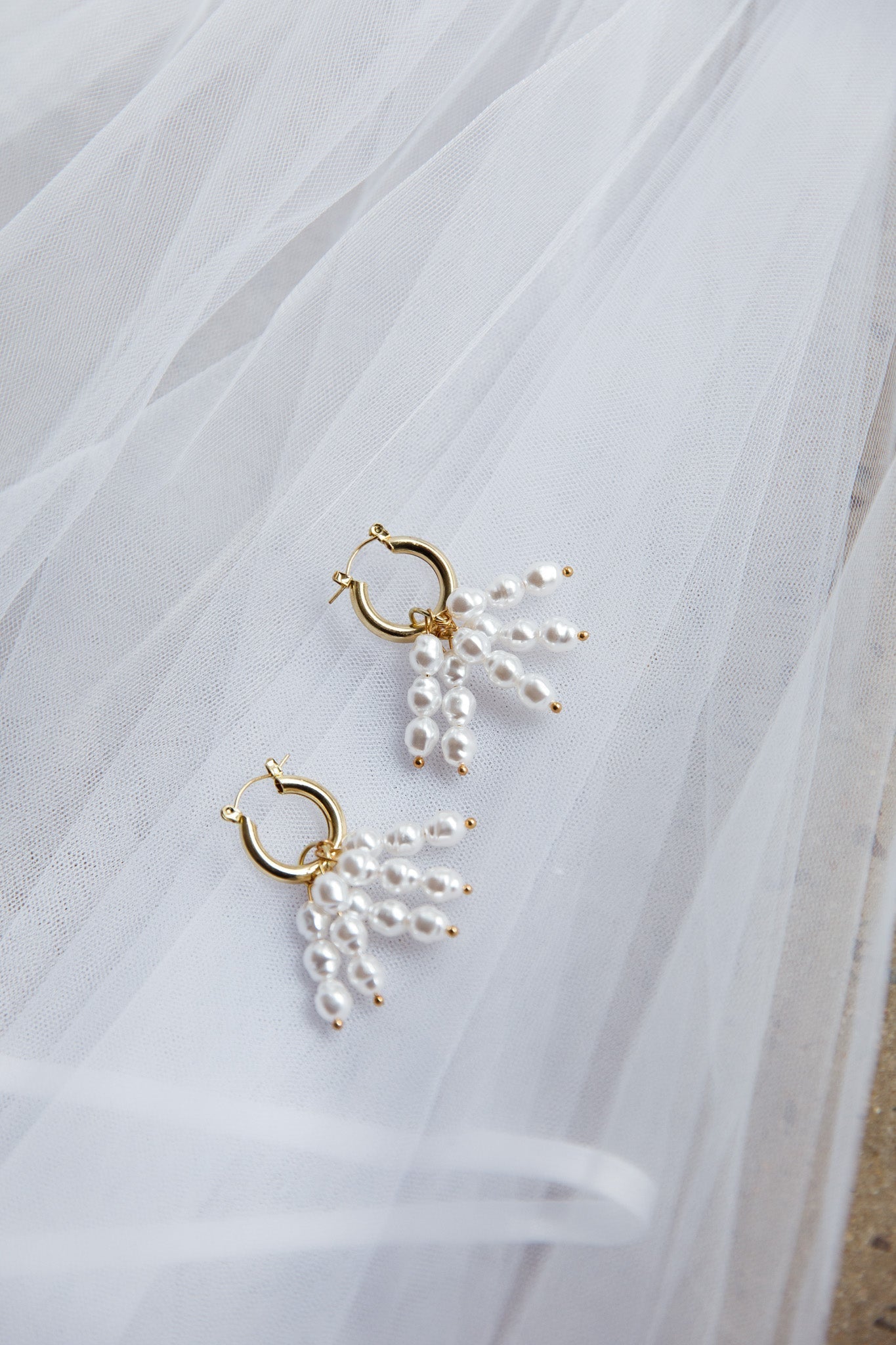 Boucles d'oreilles Forever Pearls Or