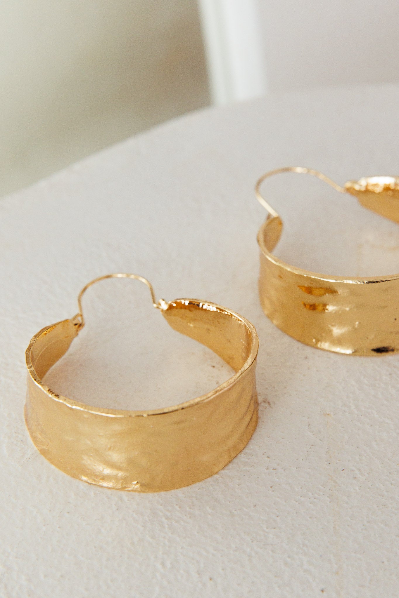 Boucles d'oreilles créoles Vitality Or