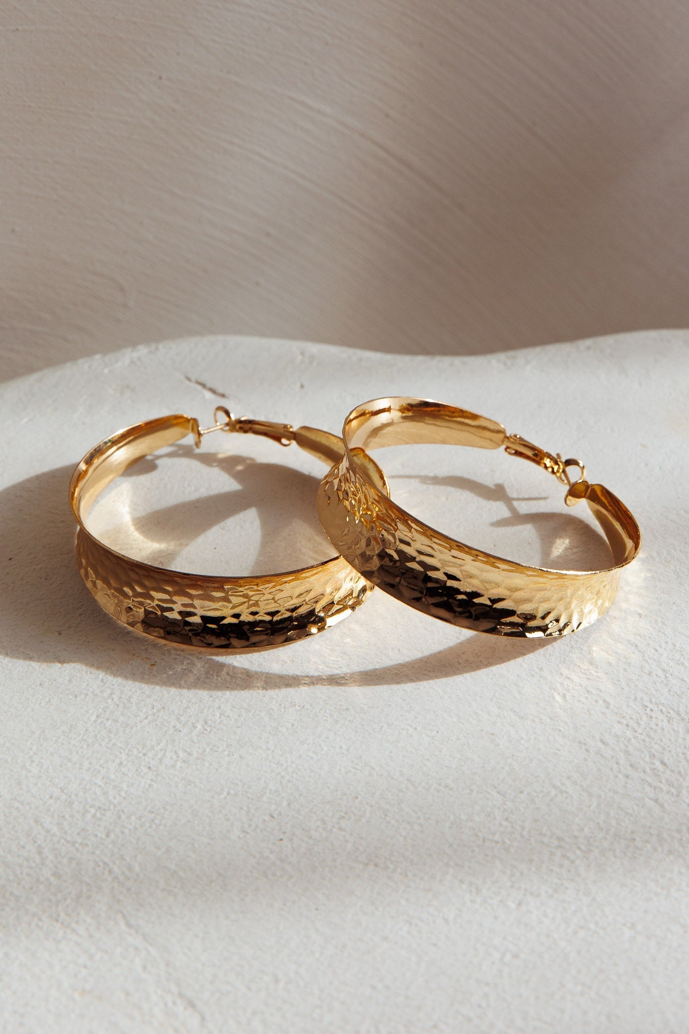 Boucles d'oreilles créoles pour jeunes en or