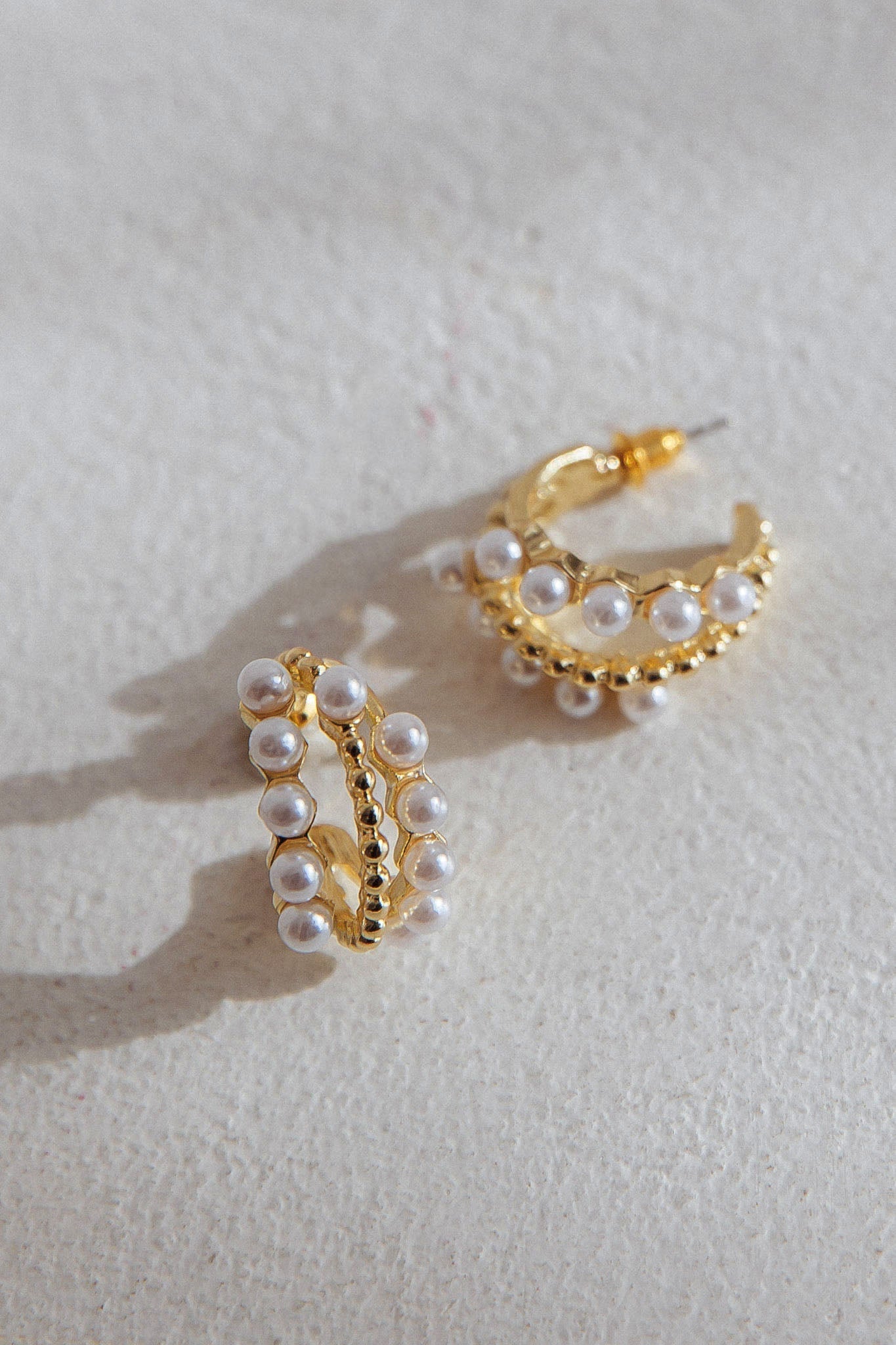 Boucles d'oreilles créoles Serenity en or