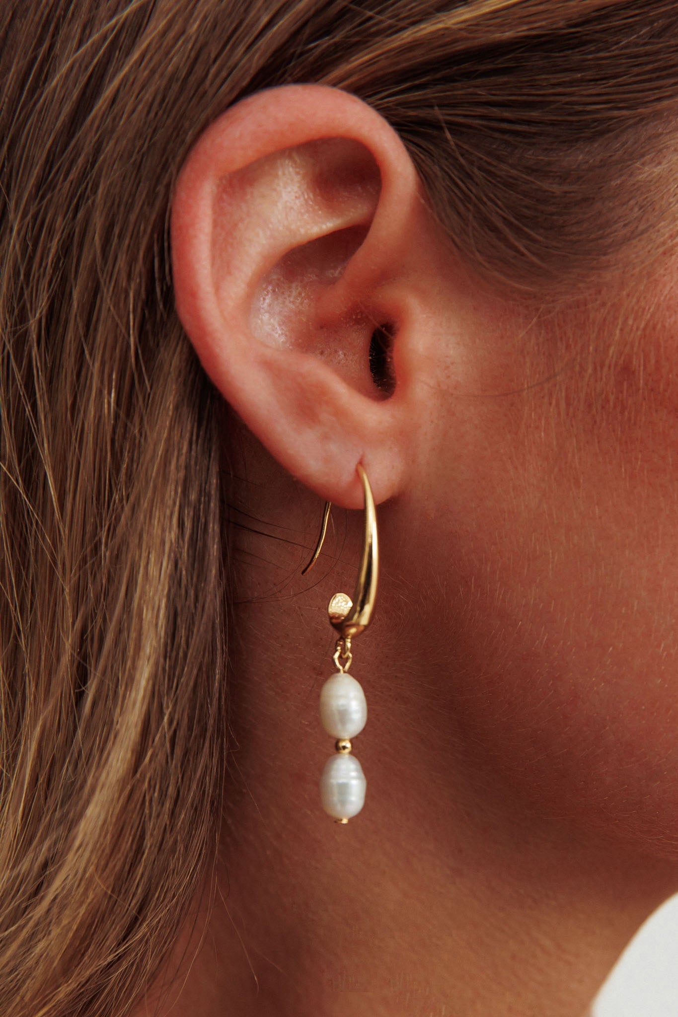 Boucles d'oreilles pendantes Joslly en or