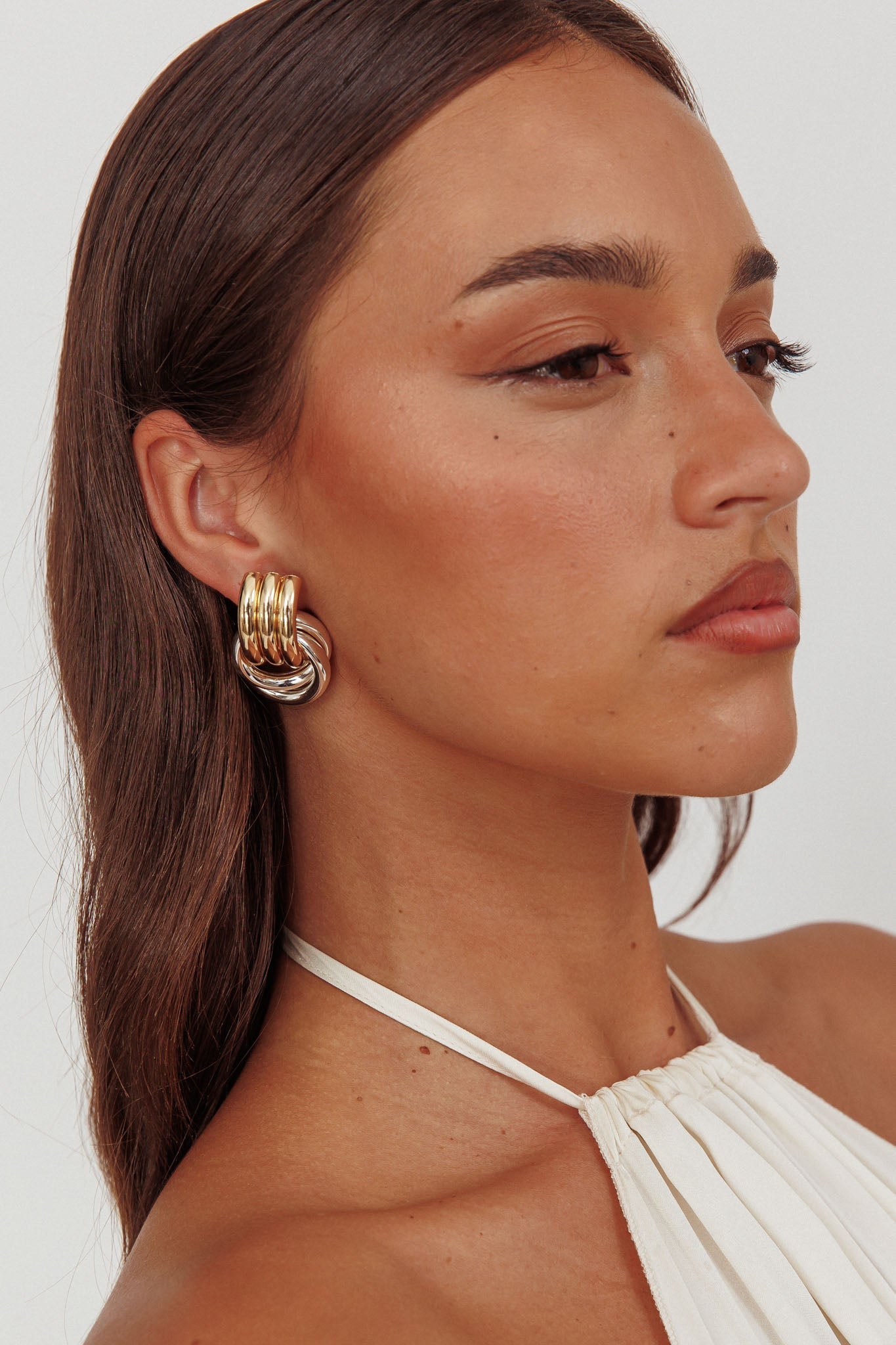 Boucles d'oreilles Georgina Deux Tons