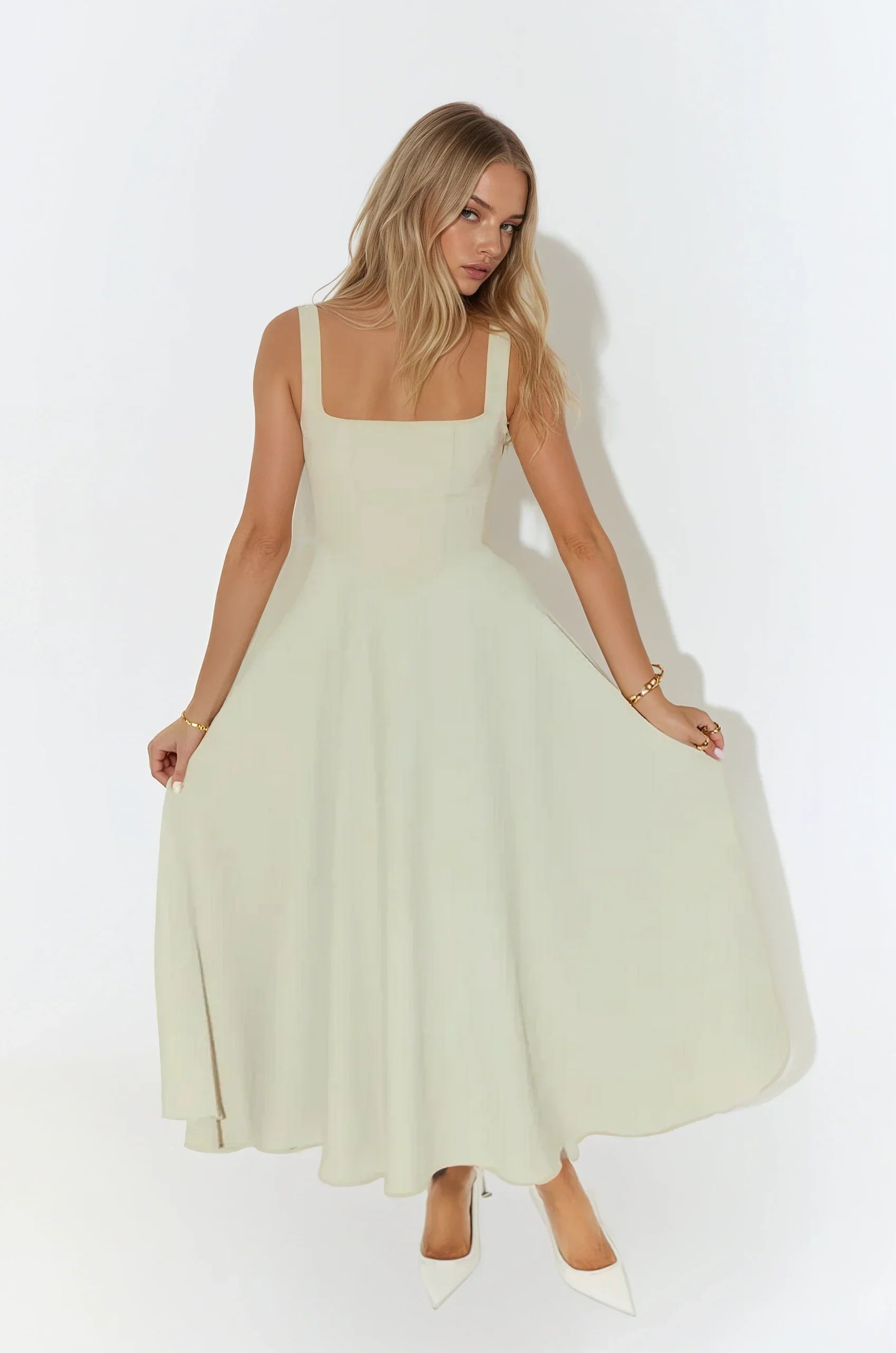 Auriane | Robe Épurée & Élégance Naturelle