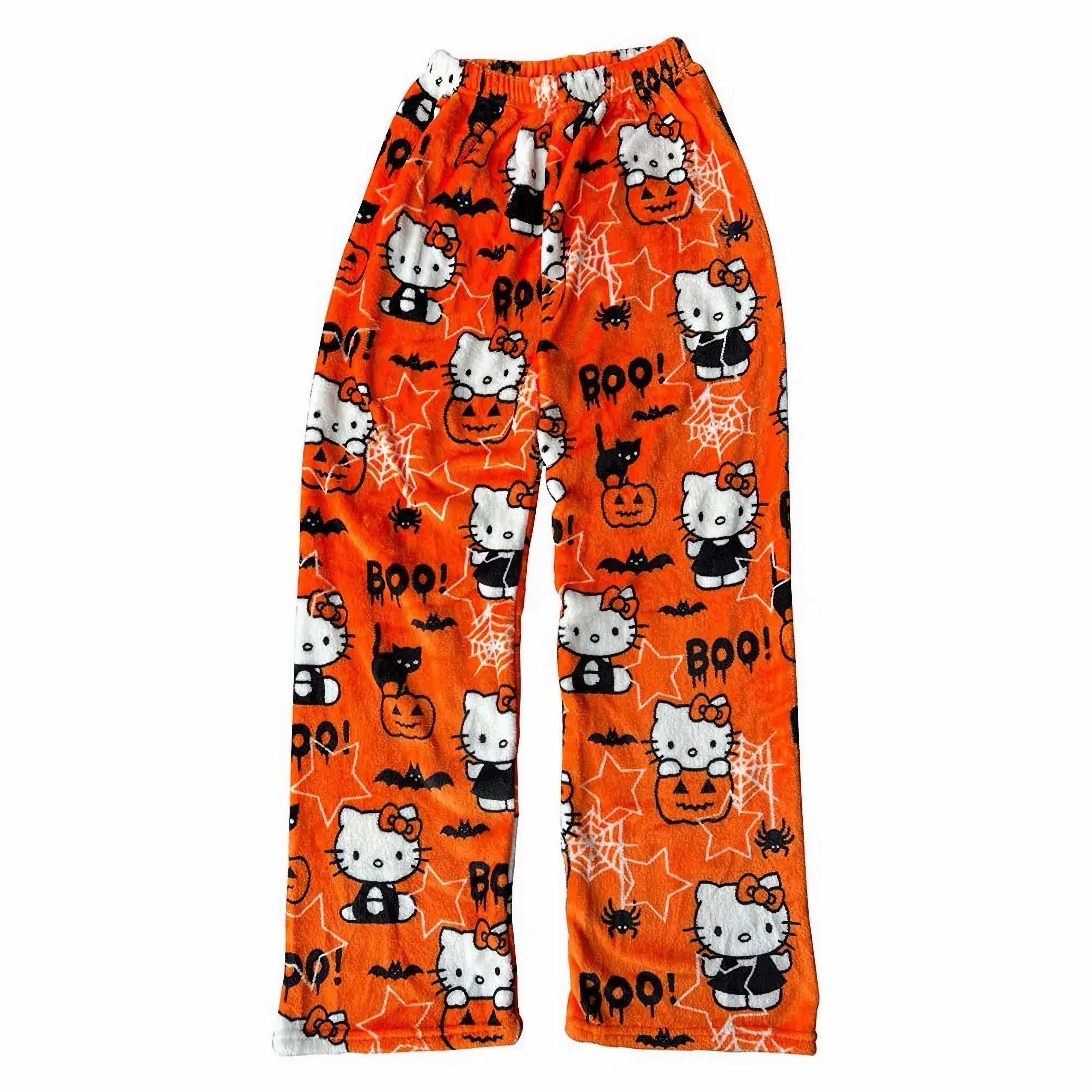Kitty | Pantalon Douillet Imprimé Chat Rose