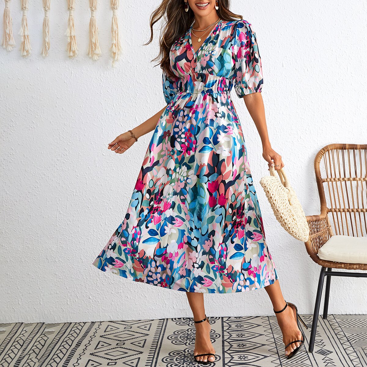Isabelle | Robe Imprimée Tendance