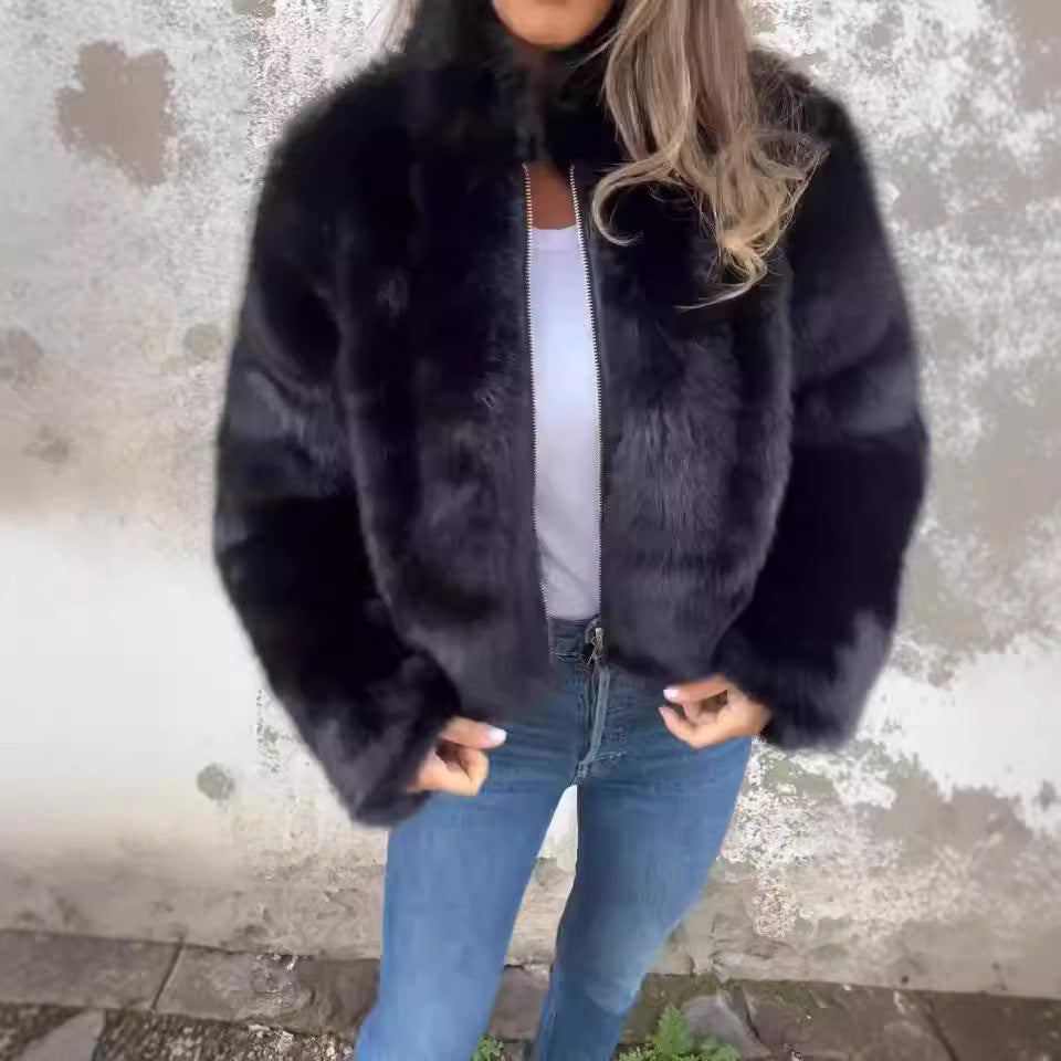 Yudy™ | Veste Élégante à Revers en Peluche