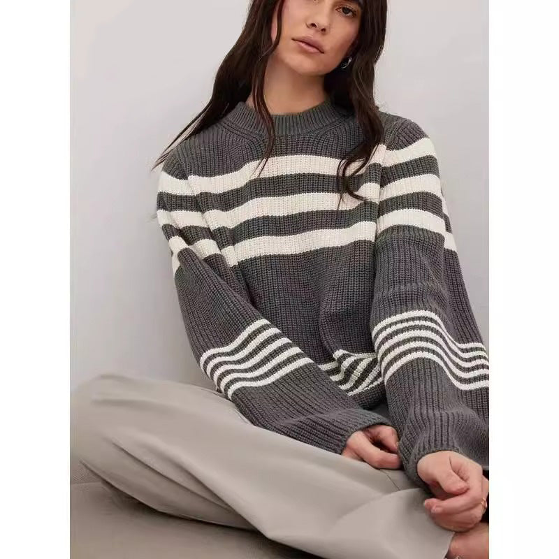 Erica™ | Pull Élégant à Rayures