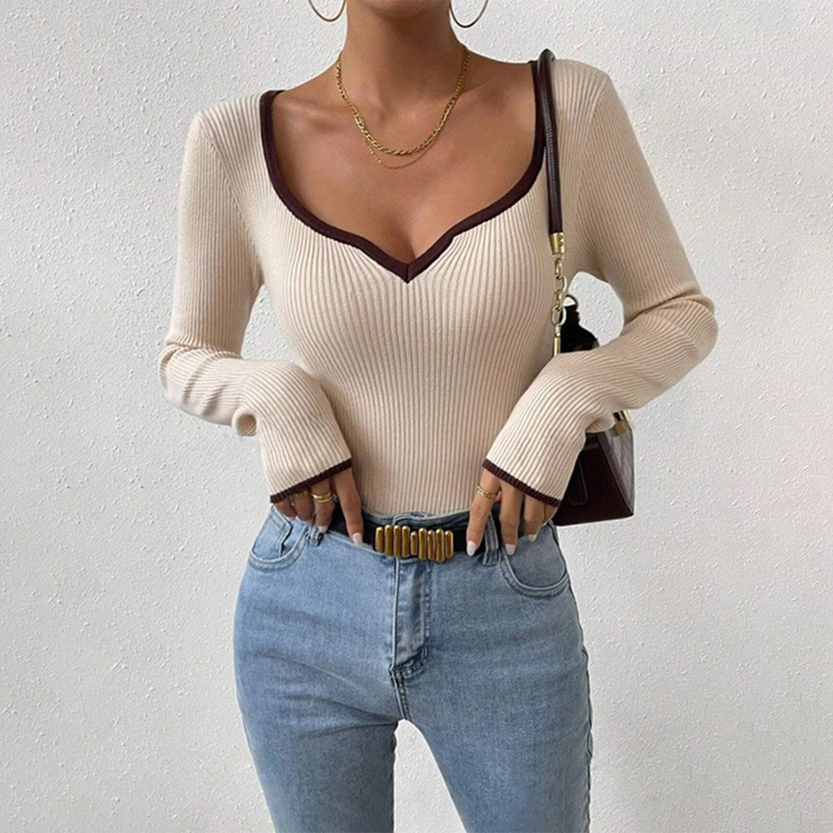 Glow™ | Top Mignon à Col en V