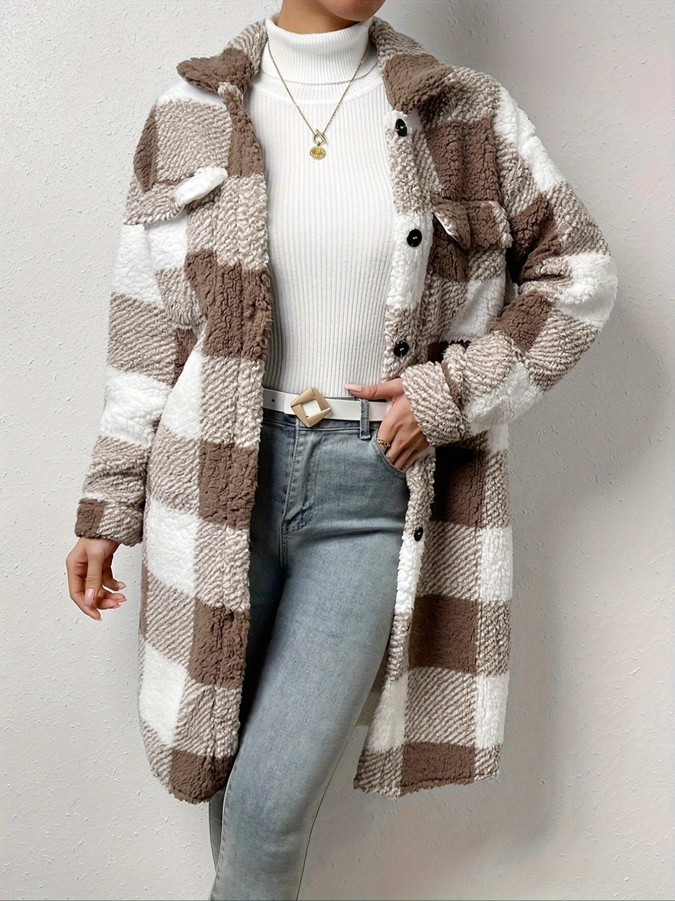 Megan™ | Élégant Cardigan Long en Peluche