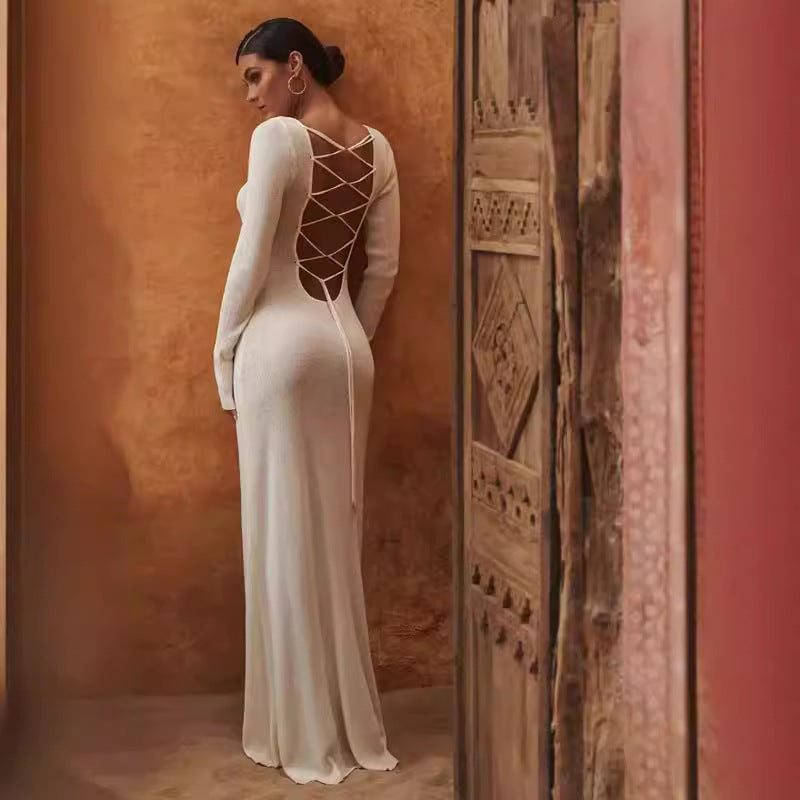 Léa | Robe Lacée & Dos Sublimé