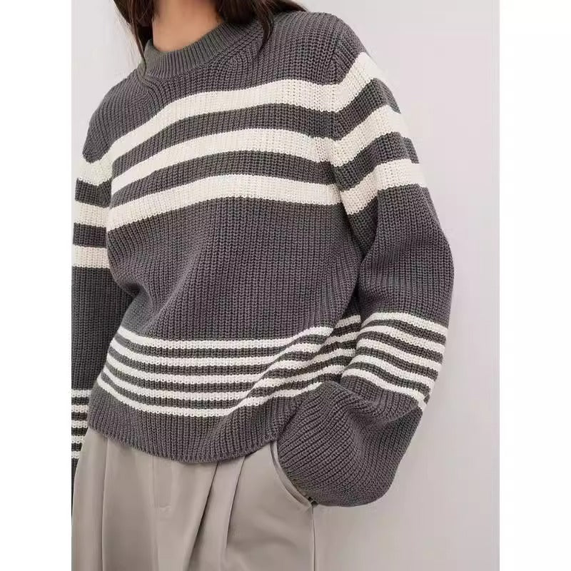 Erica™ | Pull Élégant à Rayures