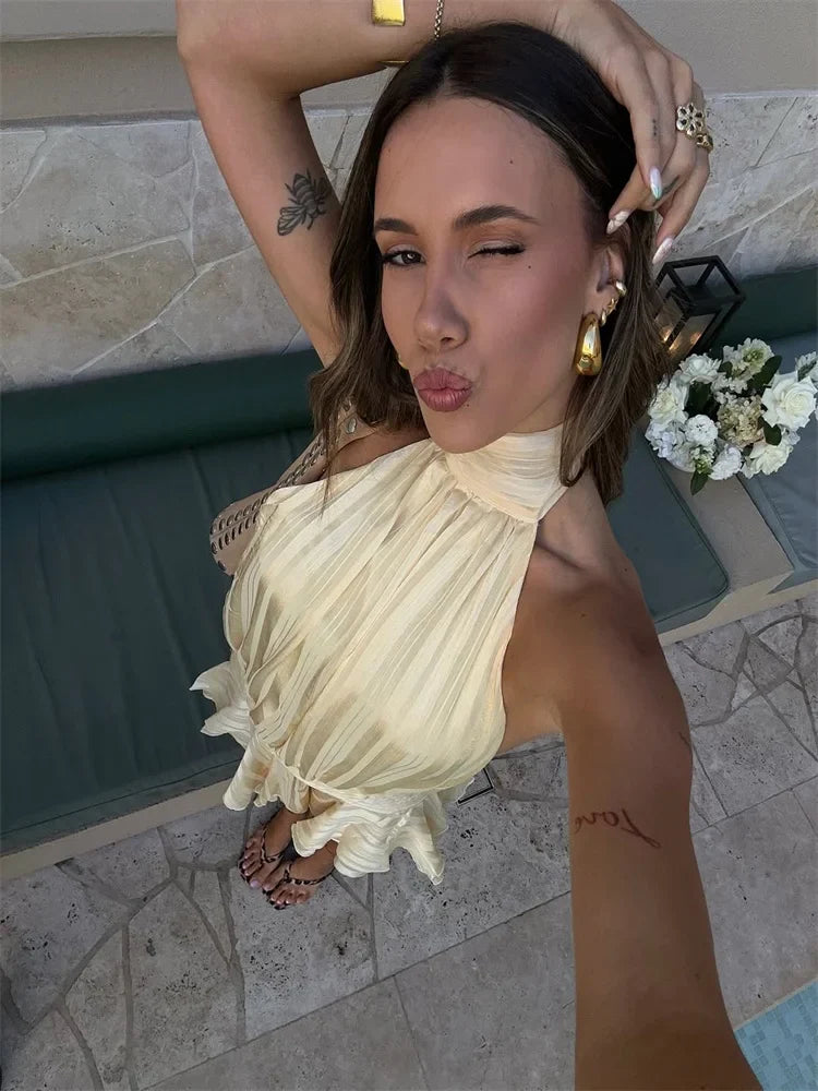 Alexia | Robe Volantée d’Été