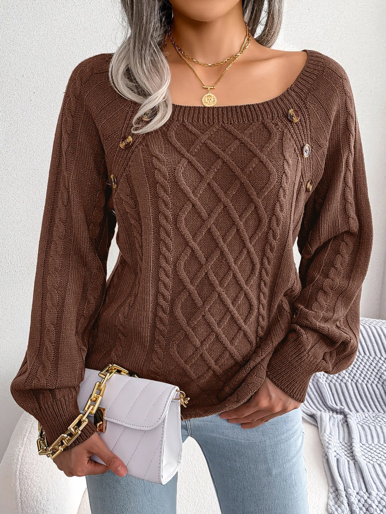Clara™ | Pull Élégant en Maille