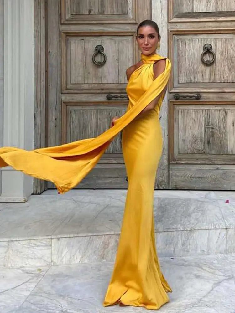 Solea | Robe Drapée & Charisme Solaire