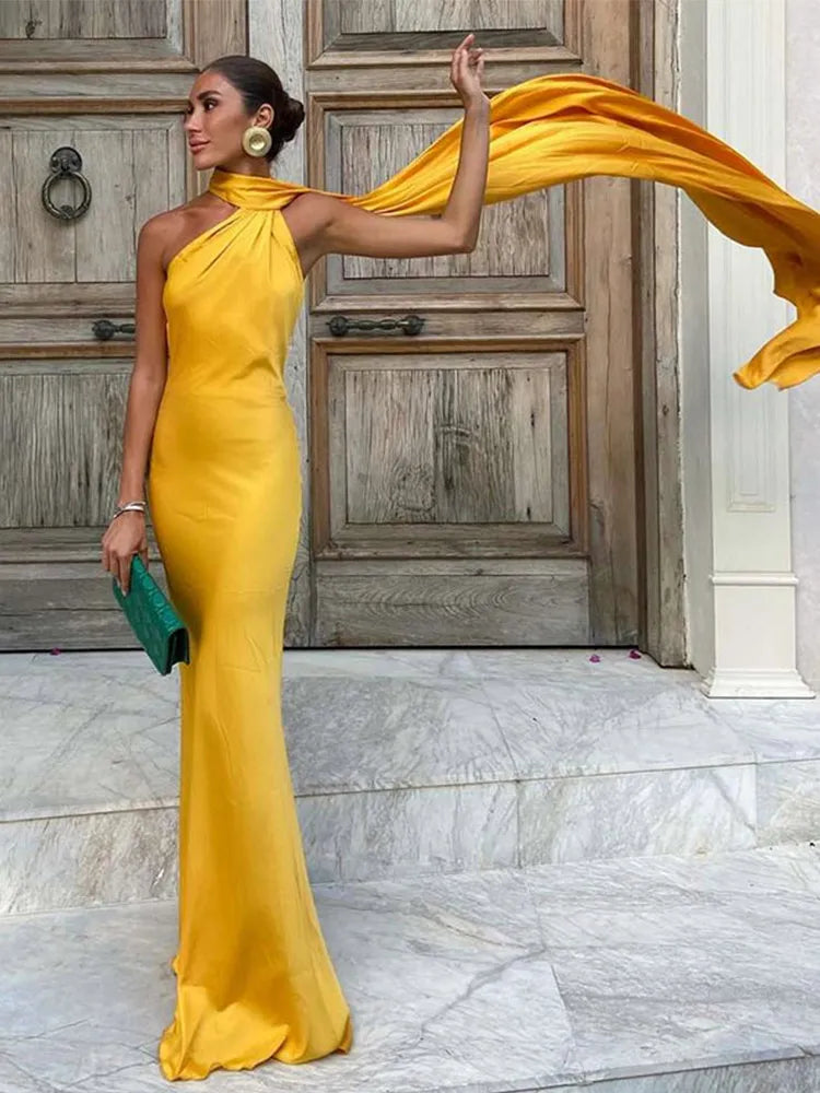 Solea | Robe Drapée & Charisme Solaire